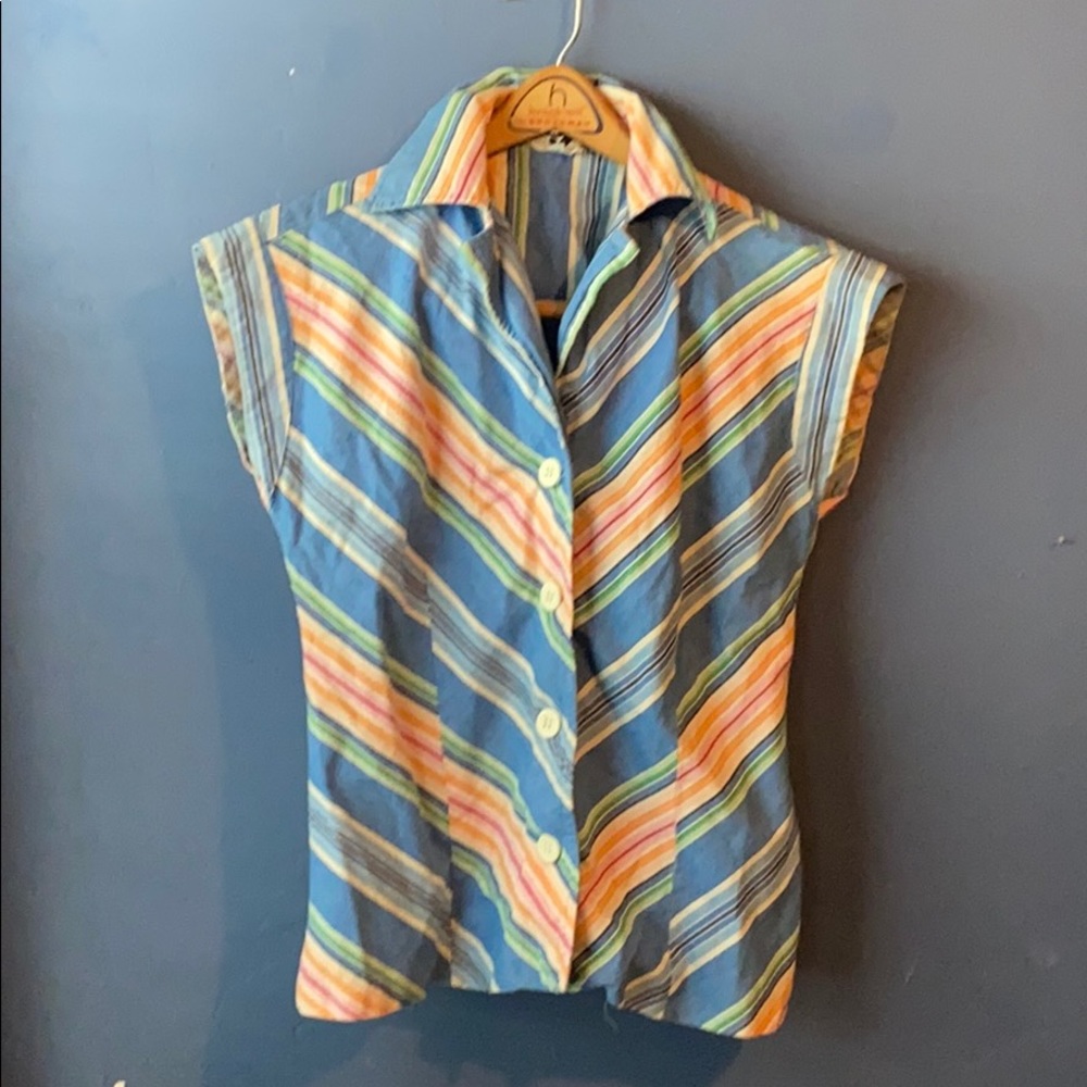Vintage 70’s cotton striped shirt